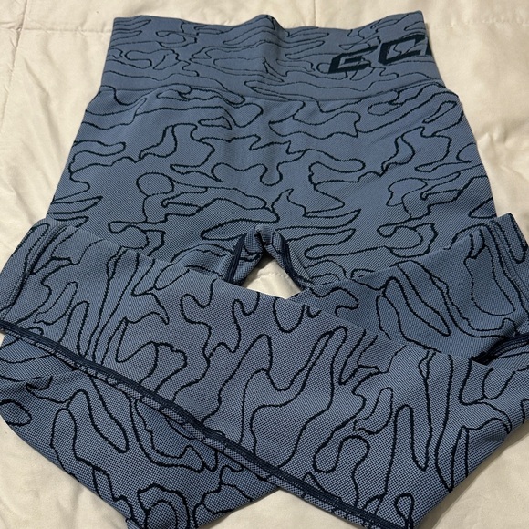 ECHT Blue Patterned Activewear Set - Picture 9 of 13